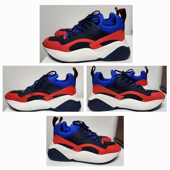 STELLA McCartney Eclypse Red/Blue Trainers